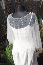 Load image into Gallery viewer, Pearl Embellished Bridal Cape
