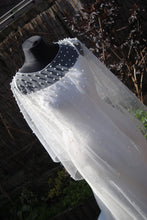 Load image into Gallery viewer, Pearl Embellished Bridal Cape
