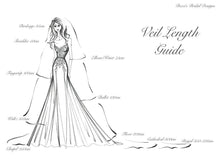 Load image into Gallery viewer, Luxury Sparkling Leaf Bridal Veil
