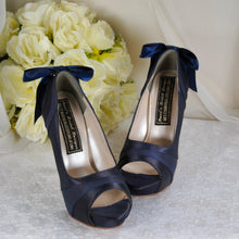 Load image into Gallery viewer, DARK NAVY Wedding Shoes Size UK4/US6.5
