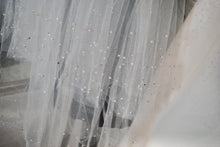 Load image into Gallery viewer, Glitter Veil with Pearl and Crystal Details
