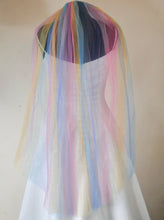 Load image into Gallery viewer, Rainbow Wedding Veil
