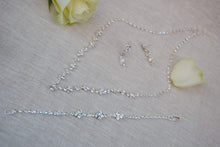 Load image into Gallery viewer, IN STOCK - Delicate Bridal Jewellery Set | Wedding Crystal Necklace Jewellery Set
