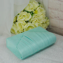 Load image into Gallery viewer, Peppermint Green Fascinator Hat and Matching Evening Clutch Bag
