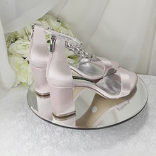 Load and play video in Gallery viewer, Block Heel Bridal Heels | Other Colours
