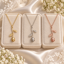 Load image into Gallery viewer, Personalised Rose Necklace – Bridesmaid Gift
