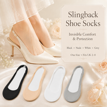 Load image into Gallery viewer, Women's Invisible Socks for Sling Back Shoes
