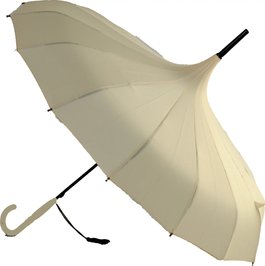 Classic Pagoda Umbrella (Cream/Ivory)