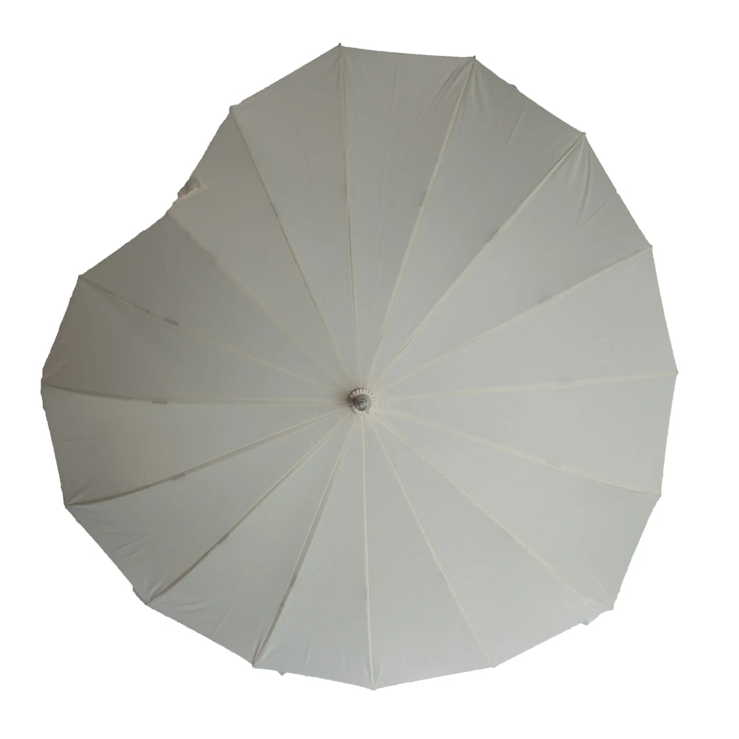 Heart Umbrella (Cream/Ivory)