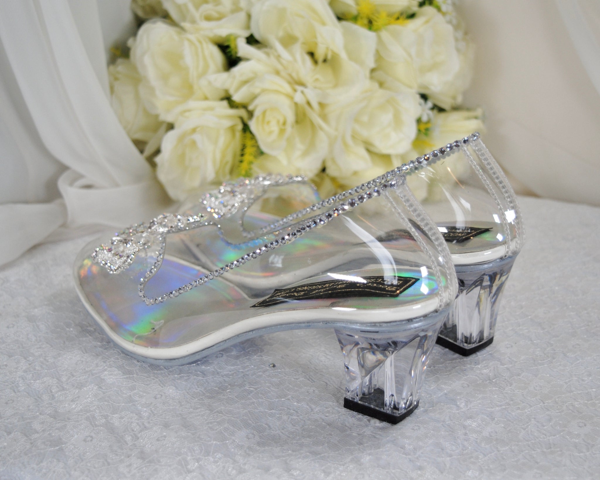 amme Bryggeri Wrap Cinderella - Princess Bridal Shoes – Becci's Bridal Designs