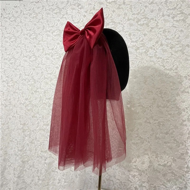 Veil with Bow | Various Colours