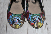 Load image into Gallery viewer, Beauty and the Beast Ballet Flats
