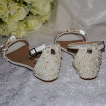 Load image into Gallery viewer, Pearl Embellished Flats
