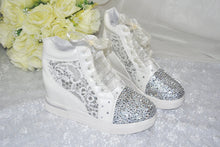 Load image into Gallery viewer, Bridal Wedge Trainers / Sneakers
