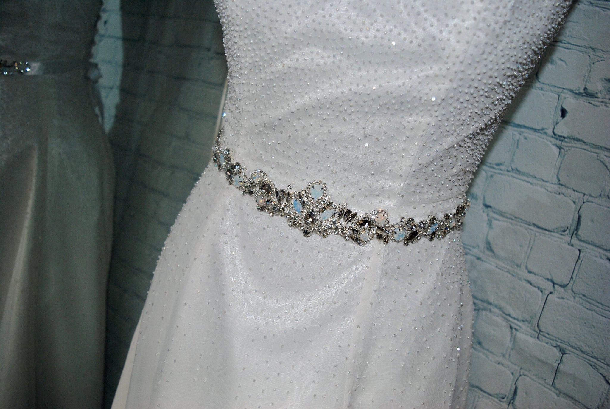 Opal Bridal Belt Becci's Bridal Designs Opal Bridal Belt Becci's Bridal Designs