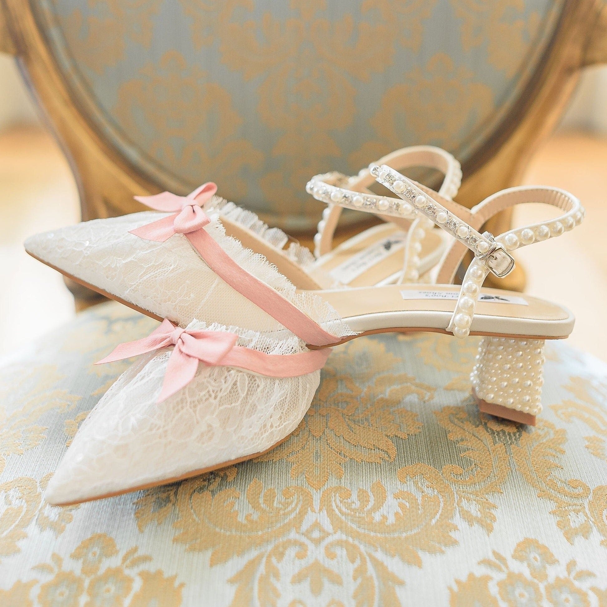 Lace Wedding Shoes Becci s Bridal Designs