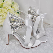 Load image into Gallery viewer, Crystal Ankle Strap Shoes
