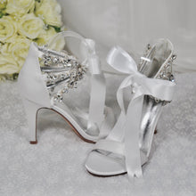 Load image into Gallery viewer, Crystal Ankle Strap Shoes

