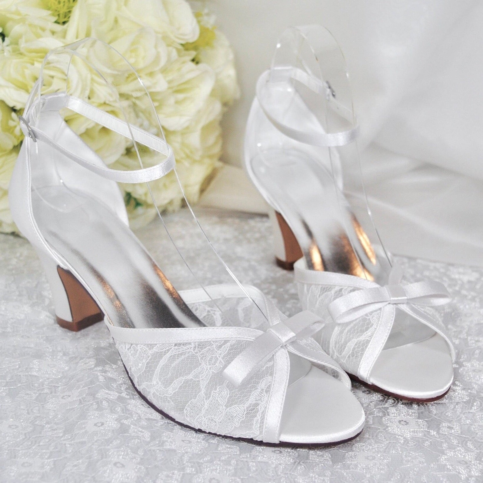 Lace Wedding Shoes  Becci's Bridal Designs