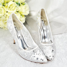 Load image into Gallery viewer, Lace Bridal Shoes | Other Colours

