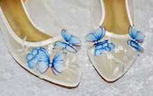 Load image into Gallery viewer, Blue Butterfly Flats
