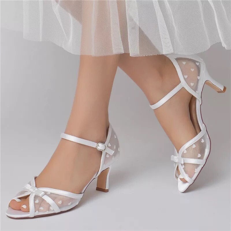 Classic White Bridal Shoes