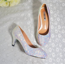 Load image into Gallery viewer, Ivory Crystal Wedding Shoes
