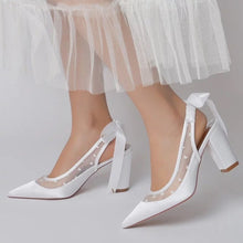 Load image into Gallery viewer, Block Heel Wedding Shoes | Other Colours
