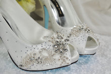 Load image into Gallery viewer, Sparkling Bridal Heels

