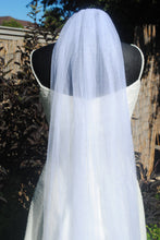 Load image into Gallery viewer, Single Tier Glitter Veil | 75cm - 500cm | Ivory, White, Champagne, Pink
