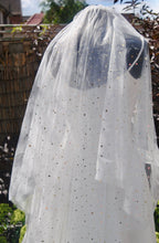 Load image into Gallery viewer, Celestial Wedding Veil | 2 Tier | Black or Ivory
