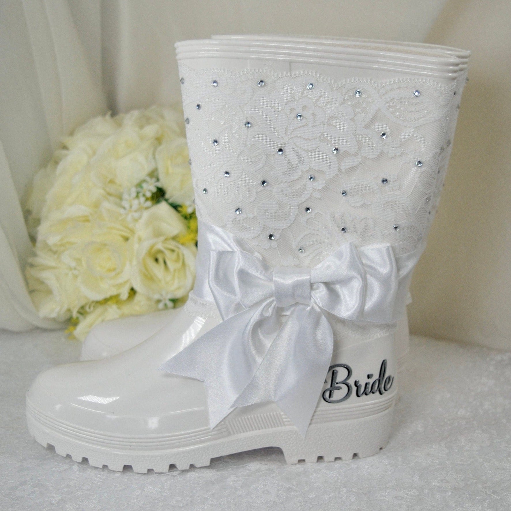 Bridal Wellies – Becci's Bridal Designs - Main Image