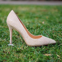 Load image into Gallery viewer, Heel Stops - Prevent Your Wedding Shoes Sinking into Soft Surfaces
