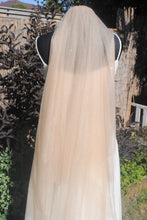 Load image into Gallery viewer, 2-Tier Glitter Veil | 100cm - 300cm | Ivory, White, Champagne
