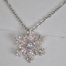 Load image into Gallery viewer, Silver Snowflake Necklace
