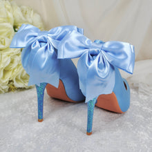 Load image into Gallery viewer, Satin Shoes with Bridal Bow | Other Colours
