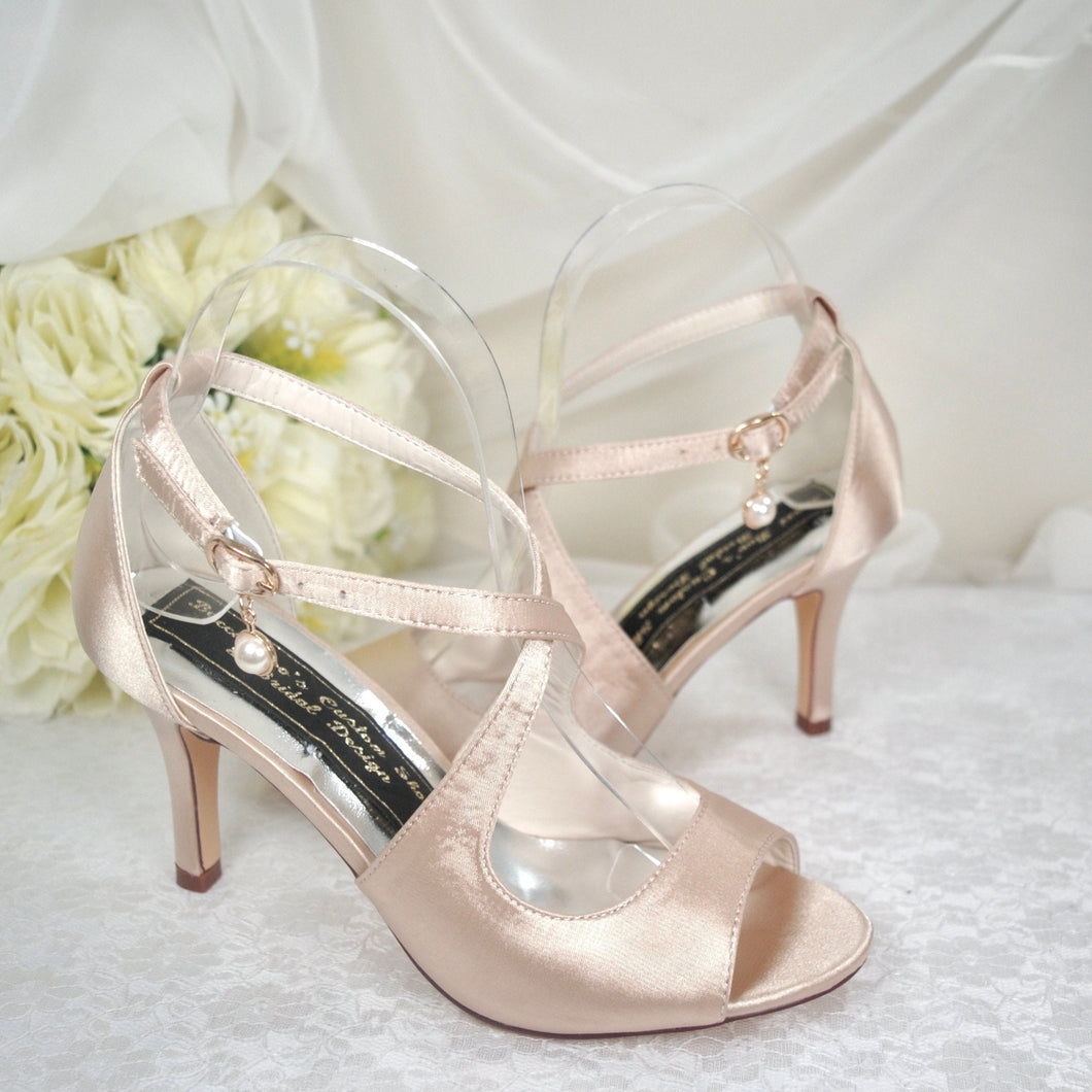 Satin Sandals | Custom Colours | 3 inch Heel