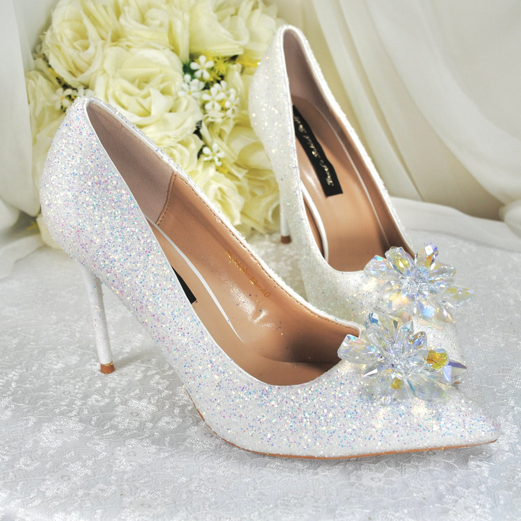 Cinderella Glitter |  9.5cm or 7cm Heel