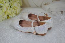 Load image into Gallery viewer, Unicorn Glitter Flower Girl Shoes

