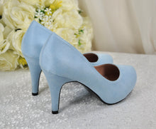 Load image into Gallery viewer, Blue Suede Shoes | 6cm, 8.5cm or 10.5cm Heel
