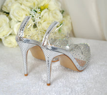 Load image into Gallery viewer, Transparent Diamanté Shoes

