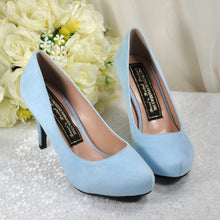 Load image into Gallery viewer, Blue Suede Shoes | 6cm, 8.5cm or 10.5cm Heel
