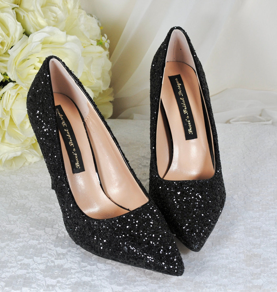 Rock Glitter Shoes | 9.5cm or 7cm Heel
