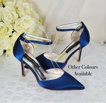 Load image into Gallery viewer, Satin Wedding Sandals | Custom Colours
