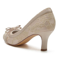 Load image into Gallery viewer, Lace Shoes with Chunky Low Heels | Other Colours
