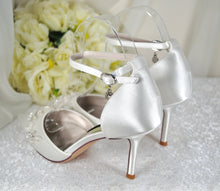 Load image into Gallery viewer, Fern | Satin | 6cm, 8cm or 10cm Heel
