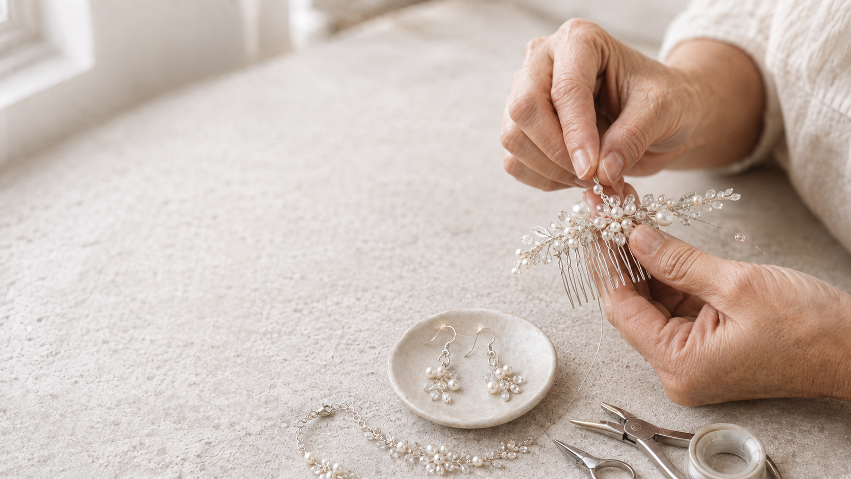 Hair Accessories & Jewellery handcrafted in our atelier